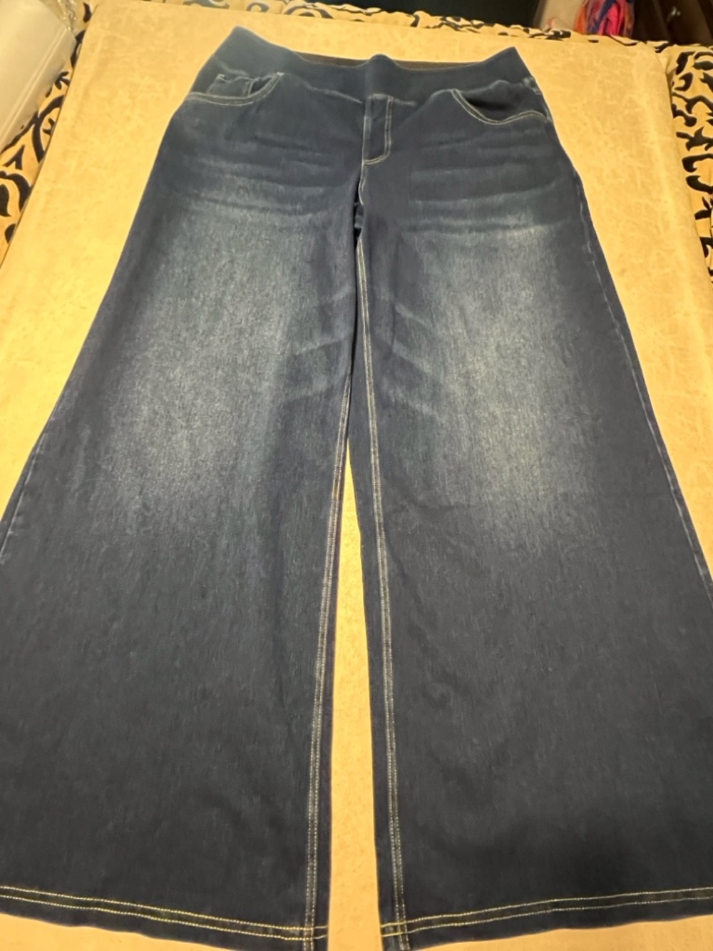 Halara Flex Denim *NEW* Women's Pants Wide Leg Athleisure. Size 1X. #9931